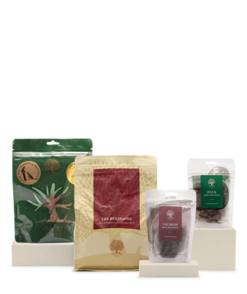 ozon Dekan Pine PUPPY SMALL BREED STARTER BOX - ACCESSORIES - Shop | Hundefoder | Essential  Foods